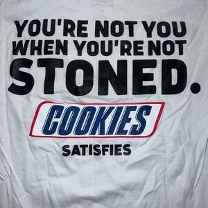 Cookies Graphic T-Shirt in White and Black